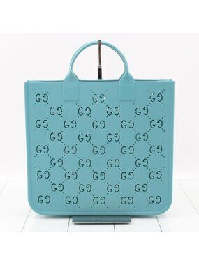 Gucci Children's GG Perforated Rubber Tote Bag